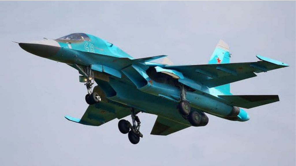 На росії згорів бомбардувальник Су-34 (ВІДЕО)