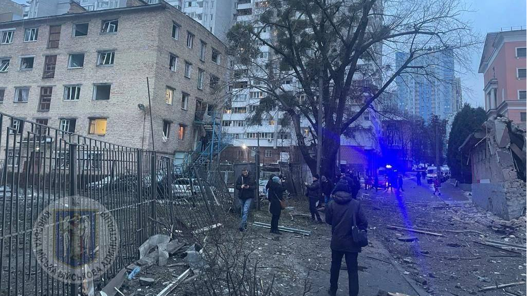 У Києві внаслідок атаки 18 людей постражадало