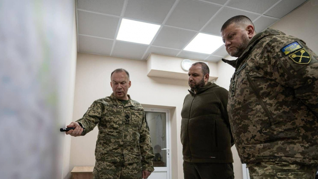Рустем Умєров та Валерій Залужний відвідали позиції ЗСУ на Східному напрямку