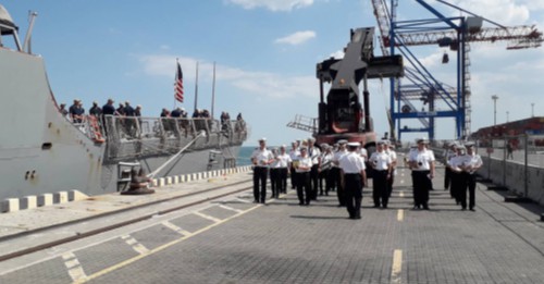 Українські військові моряки привітали американських партнерів із Днем незалежності США