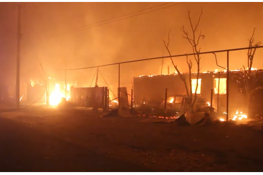 Тривають пожежі в Луганській області