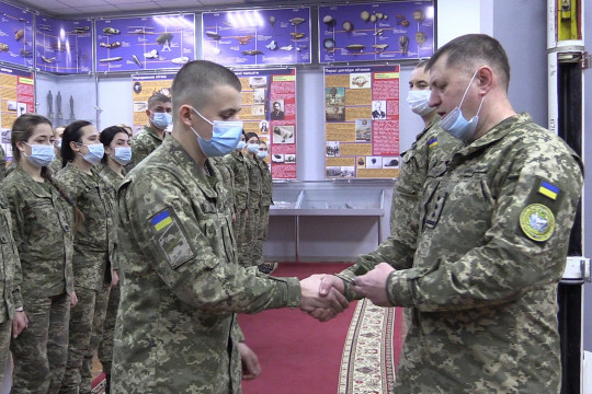 Найкращі курсанти-авіатори прийняли кодекс сержанта Збройних Сил України