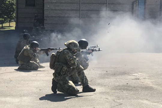 У Києві проходять навчання резервістів 112-ї окремої бригади ТРО