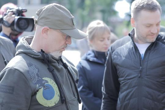 Міністр оборони України Олексій Резніков відвідав виставку знищеної російської техніки
