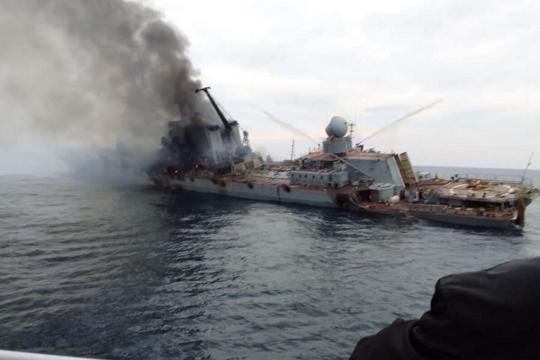Знищення крейсера Москва (ВІДЕО)