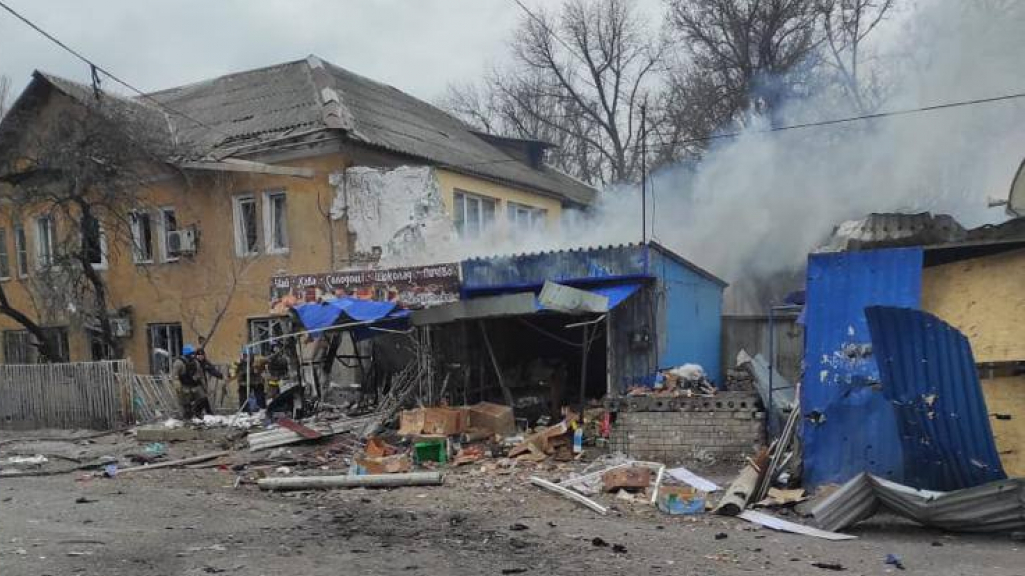росіяни обстріляли із РСЗВ мирне місто на Сході України