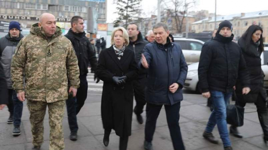 Міністр оборони Латвії Інара Мурнієце відвідала Вінницю