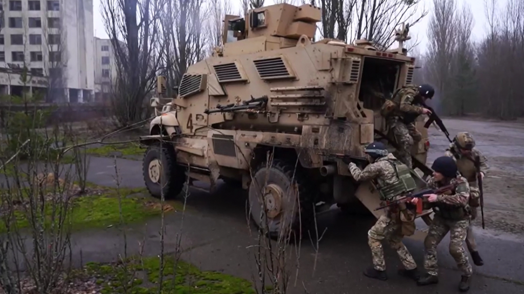 Сили оборони України навчались відбивати десант у Чорнобильській зоні (ВІДЕО)